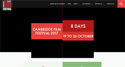 Desktop Screenshot of cambridgefilmfestival.org.uk