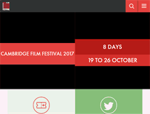 Tablet Screenshot of cambridgefilmfestival.org.uk
